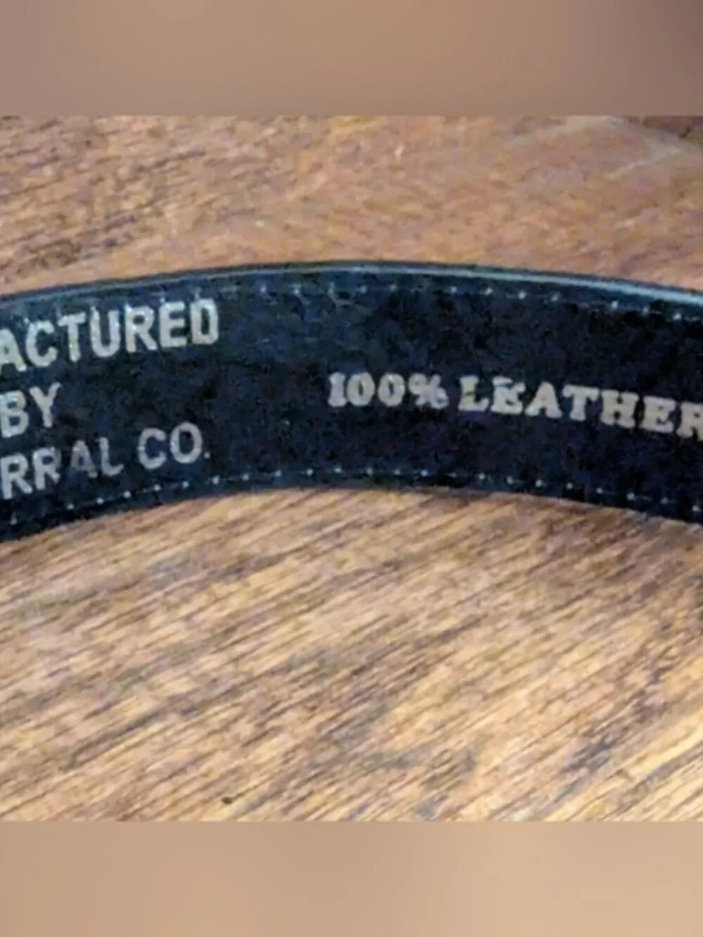 Western Belt Teal Leather, Silver Buckle White/Black Stitching & Gemstones Sz XS